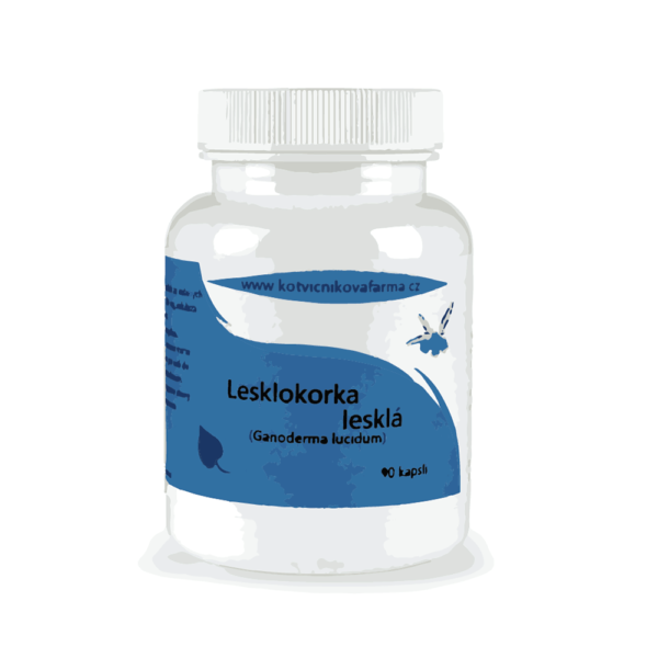Lesklokorka lesklá (Ganoderma lucidum) - 90 kapslí